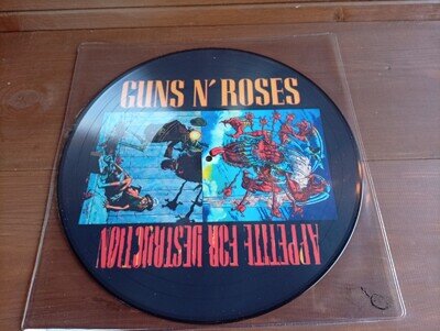 Appetite for Destruction by Guns n' Roses Picture Disc Vinyl Album - New