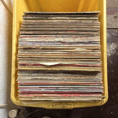 Vinyl Record Lot Job Lot Box - Various Artists, Genres & Labels LPs very rare