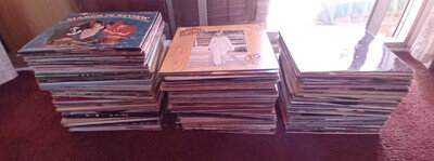Bulk Job Lot Of over 270 Old Vinyl Records / LPs - - Various Genres - ALL VGC