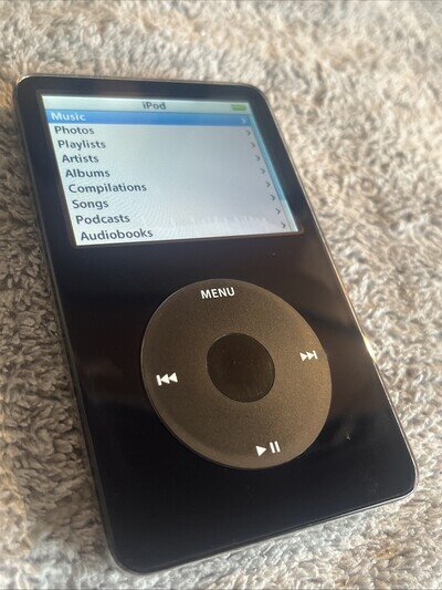 iPod Classic 5.5 Gen 30gb Black Fully Working, Lovely Condition 👍 Ref1619