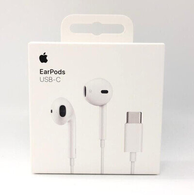 Apple Type-C earphones Wired with type C connection, for Iphone 15,16,17