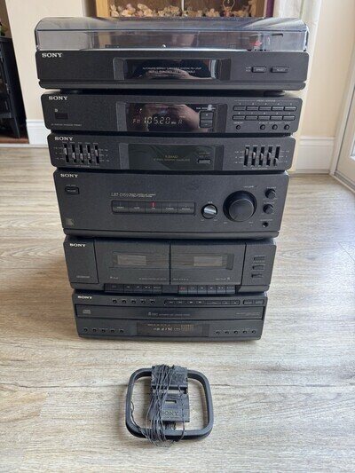 Sony LBT-D159 Vintage 90s Hi-Fi Stack System with Turntable - Fully Working!