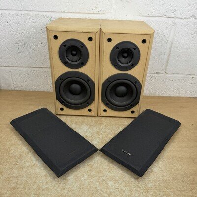 Technics SB-HD310 2 Way 30/60 Watt 6 Ohm Bookshelf Speakers Tested & Working