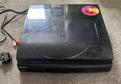 Sony Stereo Turntable System PS-LX56 Classic Belt Driven Record Player