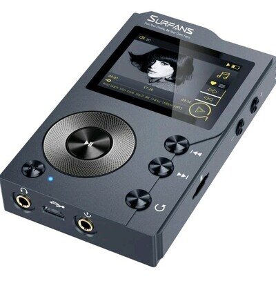 Surfans F20 HiFi MP3 Player with Bluetooth 5.2, Lossless DSD FLAC High, 32GB