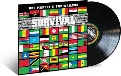 Bob Marley 'Survival' LP Black Numbered Jamaican Pressing Vinyl