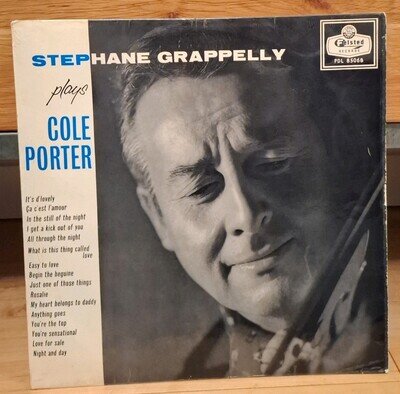 Stephane Grappelly - Plays Cole Porter (UK vinyl LP) 1959 jazz, violin