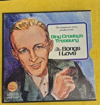 Bing Crosby’s Treasury - The Songs I love Vinyl 6 Record Album Box Set