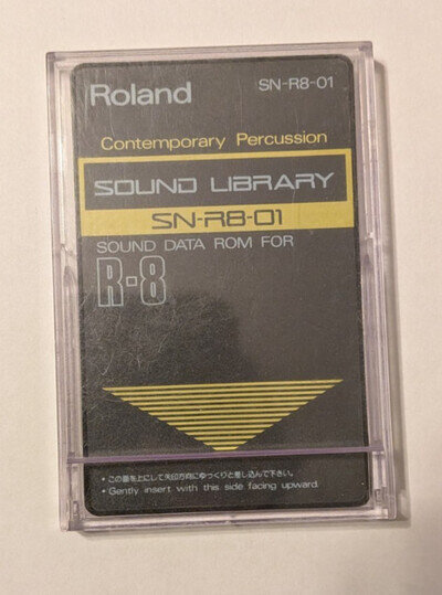 Roland SN-R8-01 Contemporary Percussion ROM CARD for R8 R-8 MKⅡ