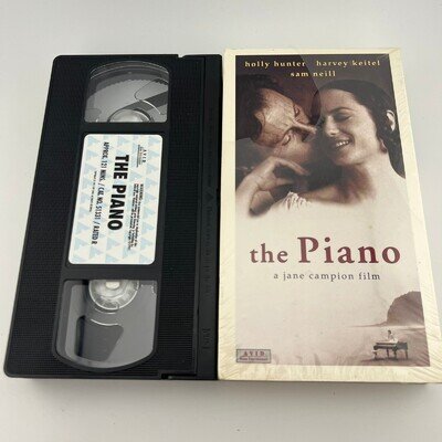 The Piano VHS 1993 Holly Hunter Harvey Keitel Drama Miramax Film
