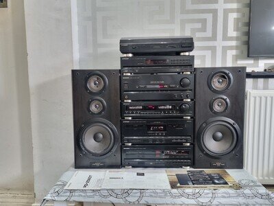 Pioneer A-Z360 Z Series Hi-Fi Stereo Stack System With Speakers Hifi Separates