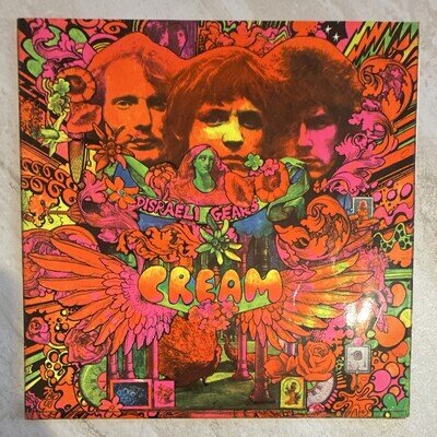 Cream Disraeli Gears Stereo 1967 Original Lp Vinyl Record Album