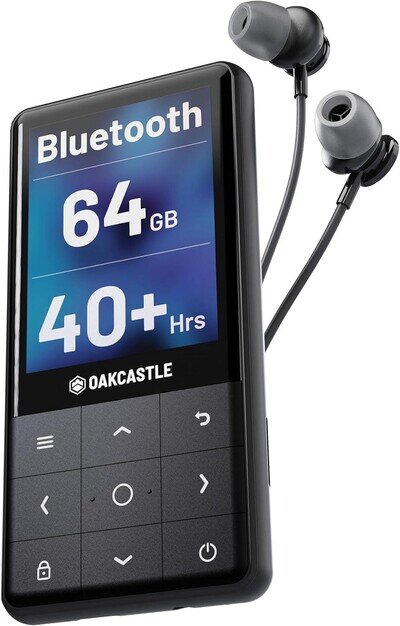 Oakcastle 𝗠𝗣𝟯𝟬𝟬 𝗠𝗣𝟯 𝗣𝗟𝗔𝗬𝗘𝗥 Bluetooth 64GB