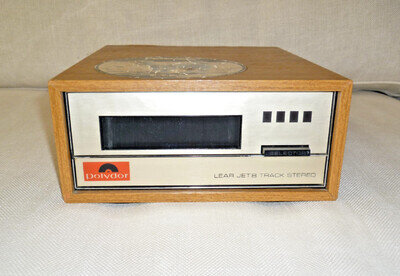 Lear Jet Stereo 8 Track Tape Player Model T45/MR2 -tested and fully working