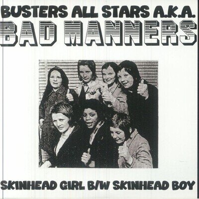 BAD MANNERS - Skinhead Girl - Vinyl (7")