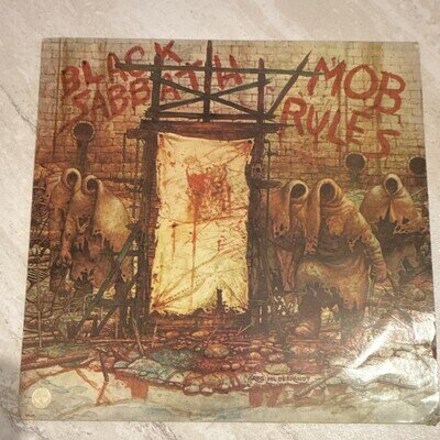 Black Sabbath Mob Rules LP 12" Vinyl 33 RPM Stereo Vertigo 6302 119 (1981)