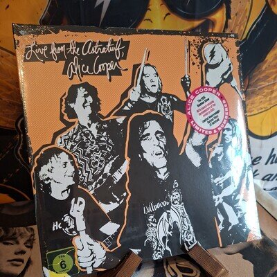 Alice Cooper - Live From The Astroturf Limited Apricot Vinyl LP + DVD (New)