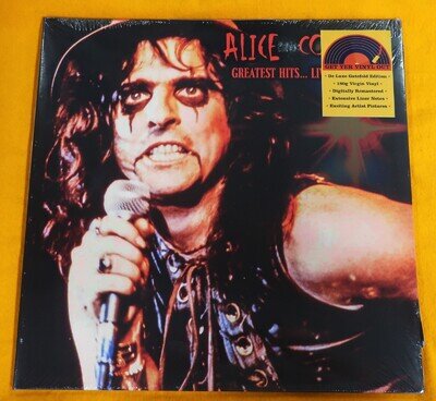 Alice Cooper – Greatest Hits... Live 1971 - 1995 LP Deluxe Vinyl ~ New & Sealed