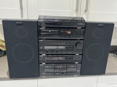 Sony LBT-V702 Compact Hi-Fi Stereo System Tested Working Good Condition