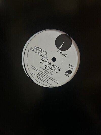 Alicia Keys - If I Ain't Got You 12” Promo Vinyl