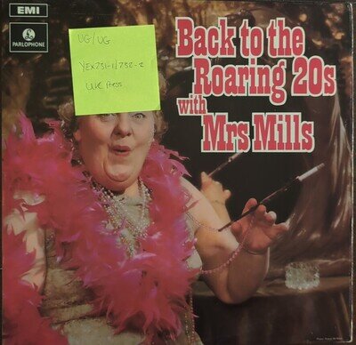 Back To The Roaring 20s With Mrs Mills Vinyl Record VG/VG PCS7080 1969