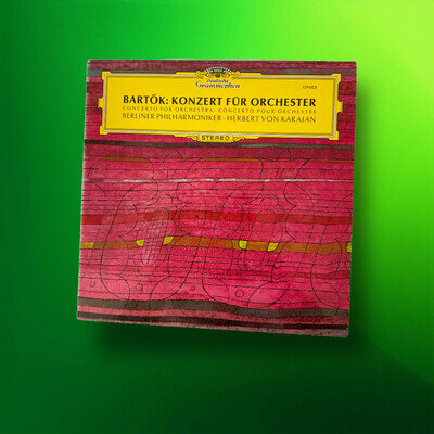 Bartok Concerto For Orchestra EX Karajan DG LP Stereo Vinyl Deutsche Grammophon