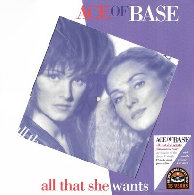 Ace Of Base - All That She Wants (Vinyl 12" 2022, Limited Edition DEMREC988)