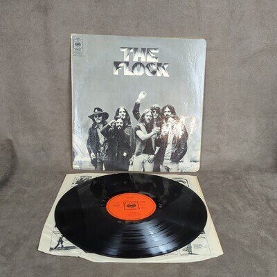 The Flock Self Titled A1/B1 1st Press Excellent Vinyl LP Record rounded sleeve