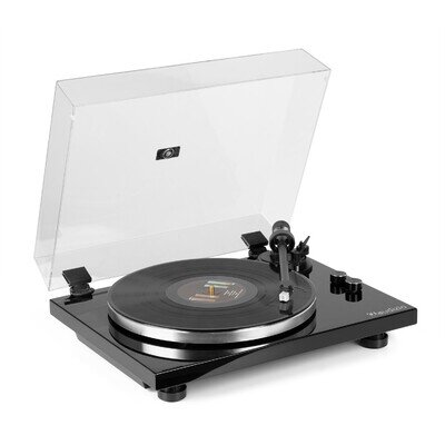 Audizio Toledo Premium Turntable Record Player - Black