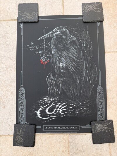 The Cure Official 2026 Dublin 26th June LTD Numbered Edition Poster New