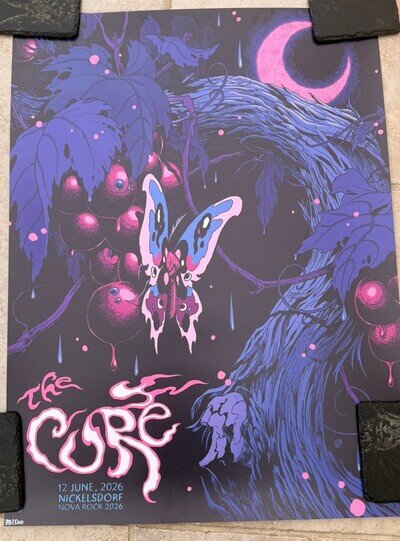 The Cure - Official Nickelsdorf Nova Rocks 12th June LTD Numbered Edition Poster