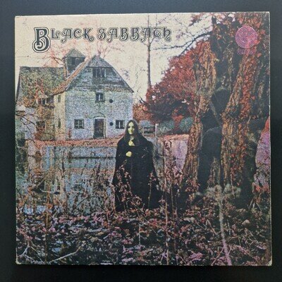 BLACK SABBATH Black Sabbath VERTIGO VO6 UK 1st MISPRINT VINYL LP
