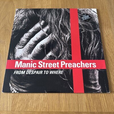 Manic Street Preachers From Despair To Where 1993 Vinyl LP Columbia Rock