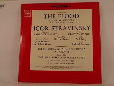 IGOR STRAVINSKY/ROBERT CRAFT STRAVINSKY THE FLOOD (431) LP CBS