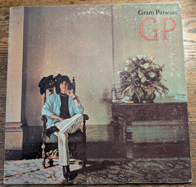 GRAM PARSONS GP LP vinyl record 1973 1st US issue 1970s alt country Byrds VG