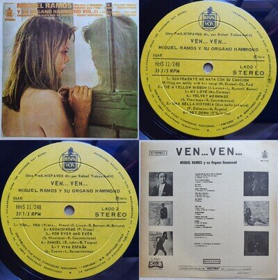 MIGUEL RAMOS VEN VEN (VOL 11) 1974 UNIQ CVR & ERROR ("Mc.CARTNEY") CHILEAN PRESS