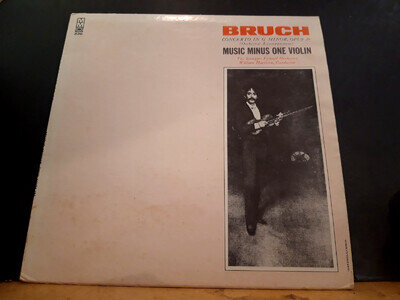 MAX BRUCH Music Minus One Violin Concerto In G Minor, Opus 26