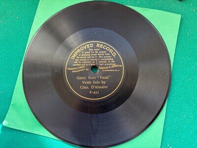 Improved Records A-432- early 1900s 7 inch Eldridge R. Johnson- gems from Faust