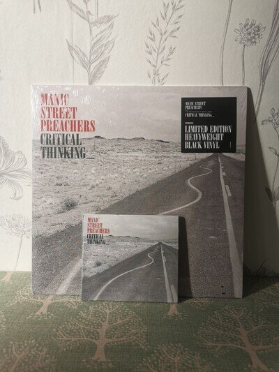 Manic Street Preachers Critical Thinking Black Heavy Vinyl and CD New Sealed