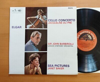 ALP 2106 Jacqueline Du Pre Elgar Cello Concerto Barbirolli EMI 1st S/C Mono NM