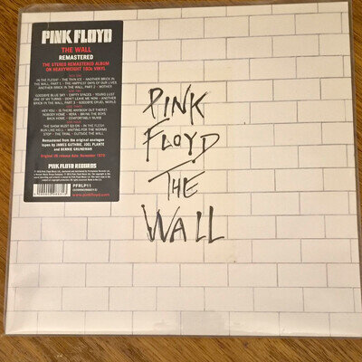 Pink Floyd The Wall Pink Floyd Records 1979 12" Black Vinyl 2LP 180g PFRLP11