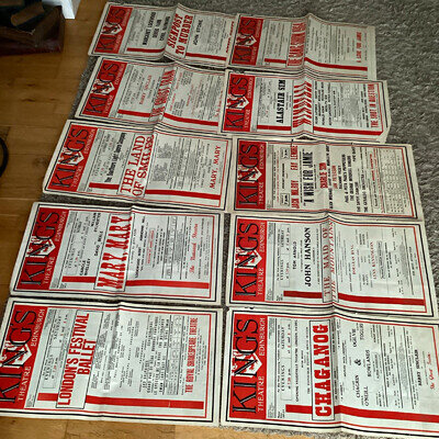 KING’S THEATRE EDINBURGH Original 1960s Theatre Posters bundle of 10