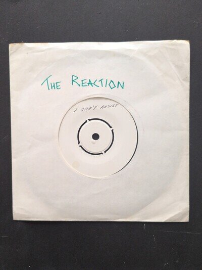 The Reaction ‎(Pre Talk Talk/Hollis) I Can't Resist 7" W/L Test Press Uber rare