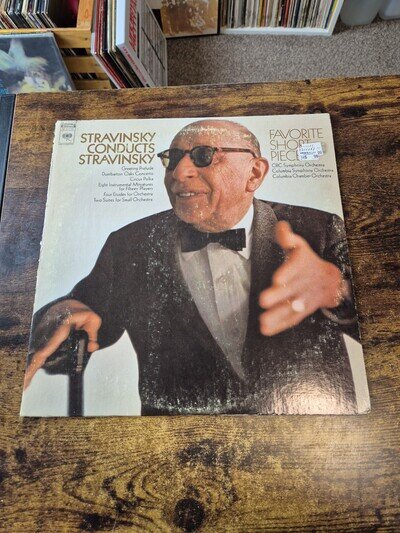 Stravinsky Conducts Stravinsky - Favorite Short Pieces - Stereo - USA - 1972 EX