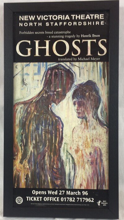 Original 'Ghosts' Henrik Ibsen, New Vic Theatre, Adverting Poster, 1997
