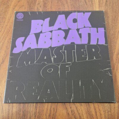 BLACK SABBATH Master Of Reality UK 1971 EMBOSSED BOX VINYL LP