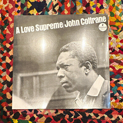 John Coltrane A Love Supreme LP Impulse 12" Black Vinyl reissue sealed