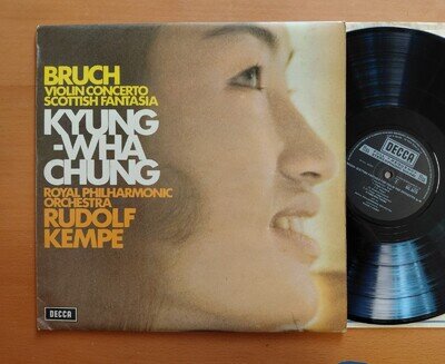Kyung Wha Chung Bruch Violin Concerto Scottish Fantasia Decca SXL 6573 Vinyl EX