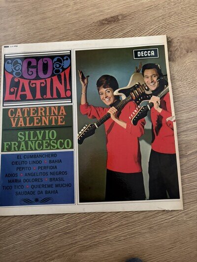 Caterina Valente Silvio Francesco Go Latin Decca LK4782 Vinyl LPRecord 1966 Mono