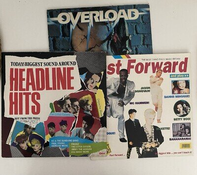 Vinyl Records Compilation Albums 80-90’s VG Original Tracks & Artists UK Press